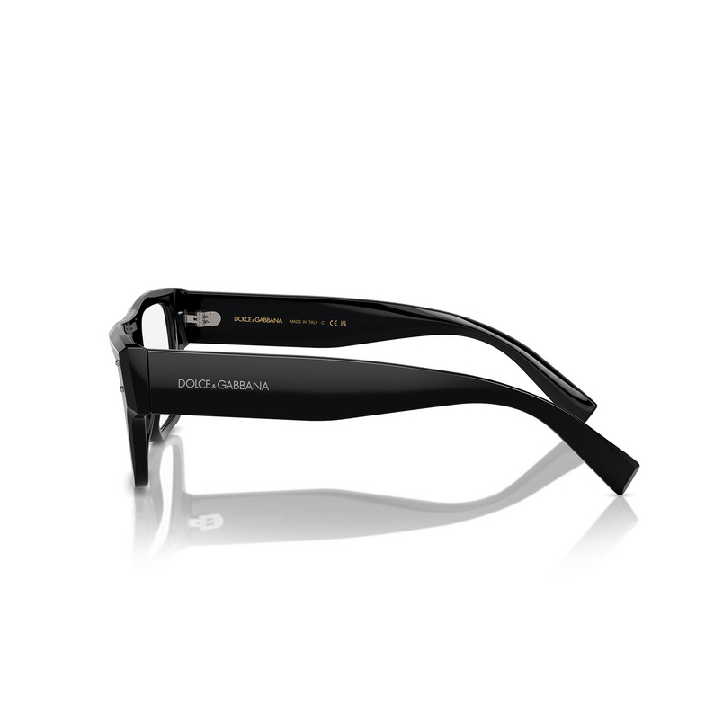 Dolce & Gabbana DG3384 Eyeglasses 501 black - 3/4