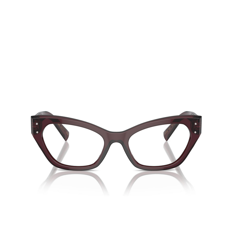 Dolce & Gabbana DG3385 Eyeglasses 3045 transparent violet - 1/4