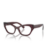 Dolce & Gabbana DG3385 Eyeglasses 3045 transparent violet - product thumbnail 2/4