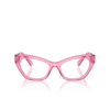 Gafas graduadas Dolce & Gabbana DG3385 3148 transparent pink - Miniatura del producto 1/4