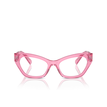 Gafas graduadas Dolce & Gabbana DG3385 3148 transparent pink - Vista delantera