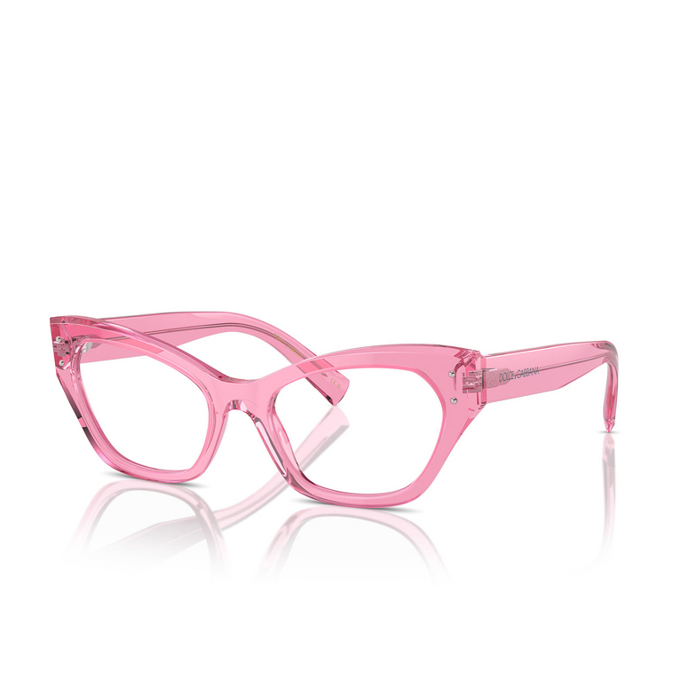 Occhiali da vista Dolce & Gabbana DG3385 3148 transparent pink - 2/4