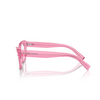 Occhiali da vista Dolce & Gabbana DG3385 3148 transparent pink - anteprima prodotto 3/4