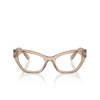 Occhiali da vista Dolce & Gabbana DG3385 3432 transparent camel - anteprima prodotto 1/4