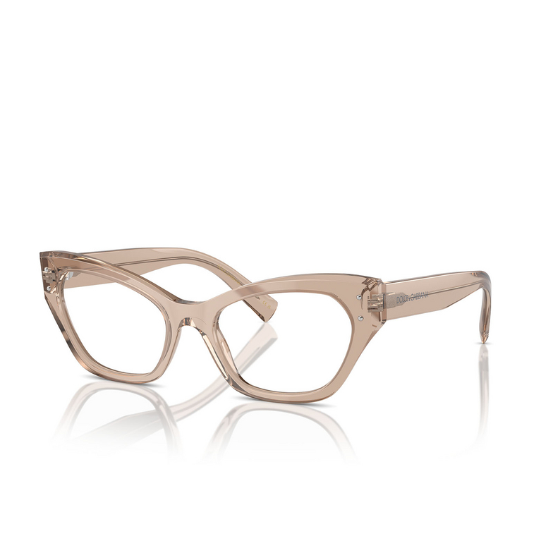 Occhiali da vista Dolce & Gabbana DG3385 3432 transparent camel - 2/4