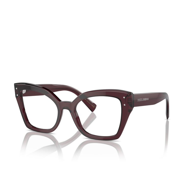 Gafas graduadas Dolce & Gabbana DG3386 3045 transparent violet - 2/4