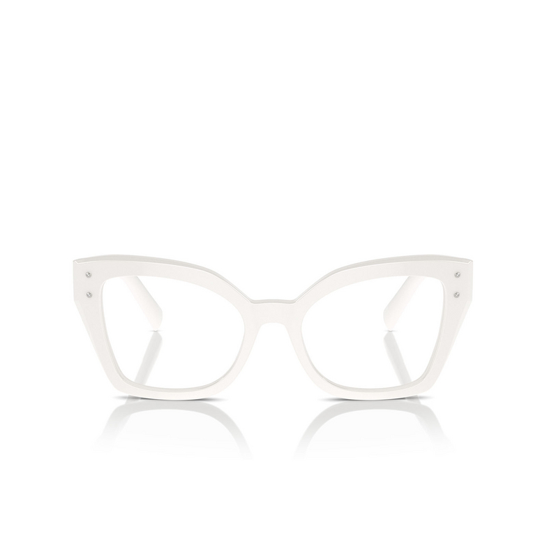 Dolce & Gabbana DG3386 Eyeglasses 3312 white - 1/4