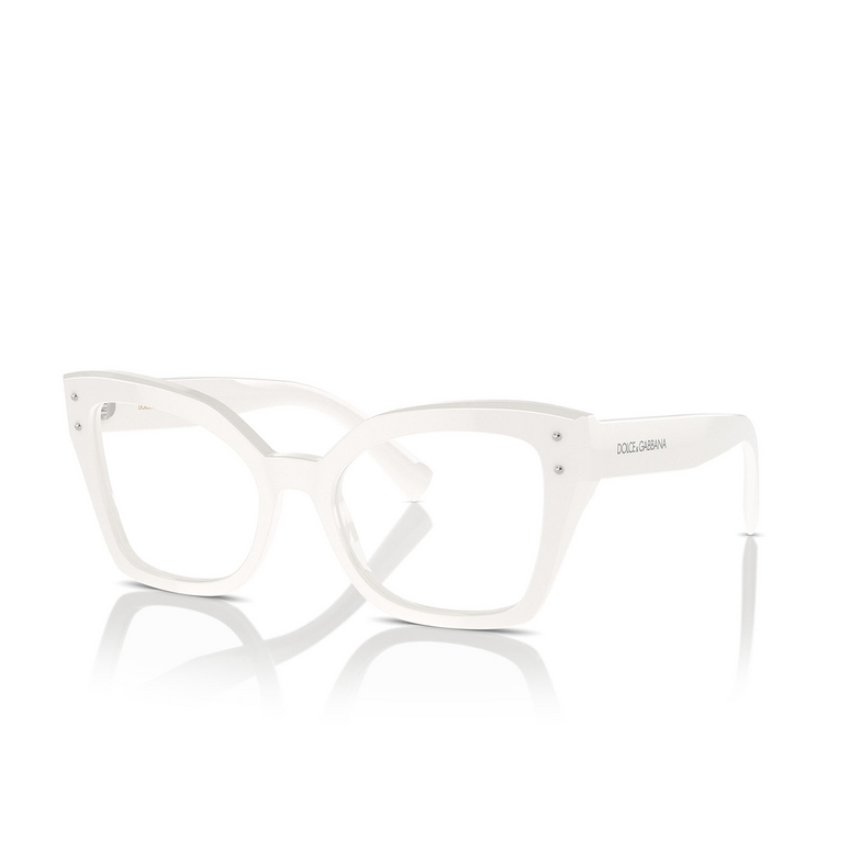 Dolce & Gabbana DG3386 Korrektionsbrillen 3312 white - 2/4