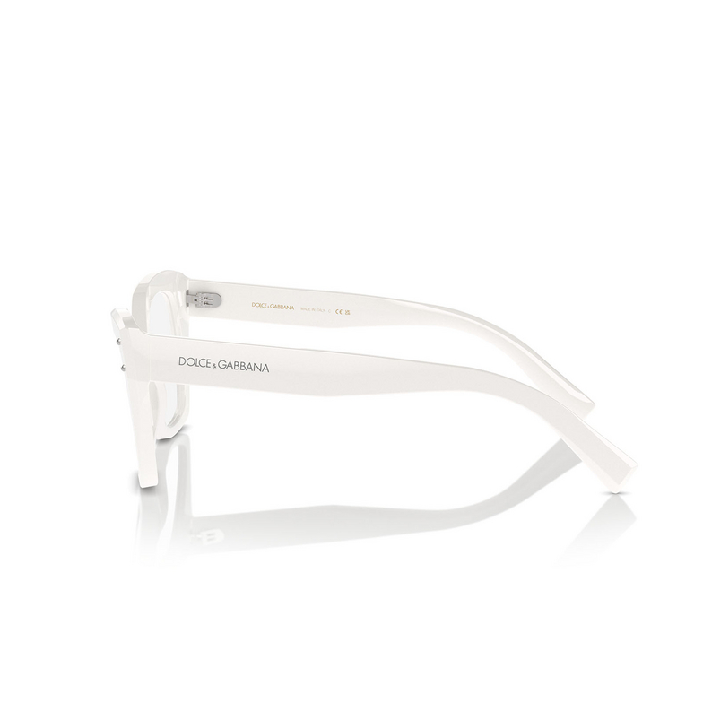 Dolce & Gabbana DG3386 Eyeglasses 3312 white - 3/4