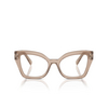 Occhiali da vista Dolce & Gabbana DG3386 3432 transparent camel - anteprima prodotto 1/4