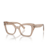 Dolce & Gabbana DG3386 Eyeglasses 3432 transparent camel - product thumbnail 2/4