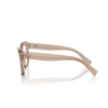 Occhiali da vista Dolce & Gabbana DG3386 3432 transparent camel - anteprima prodotto 3/4