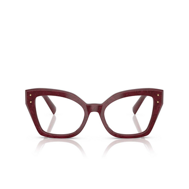 Gafas graduadas Dolce & Gabbana DG3386 3442 bordeaux lace - Vista delantera