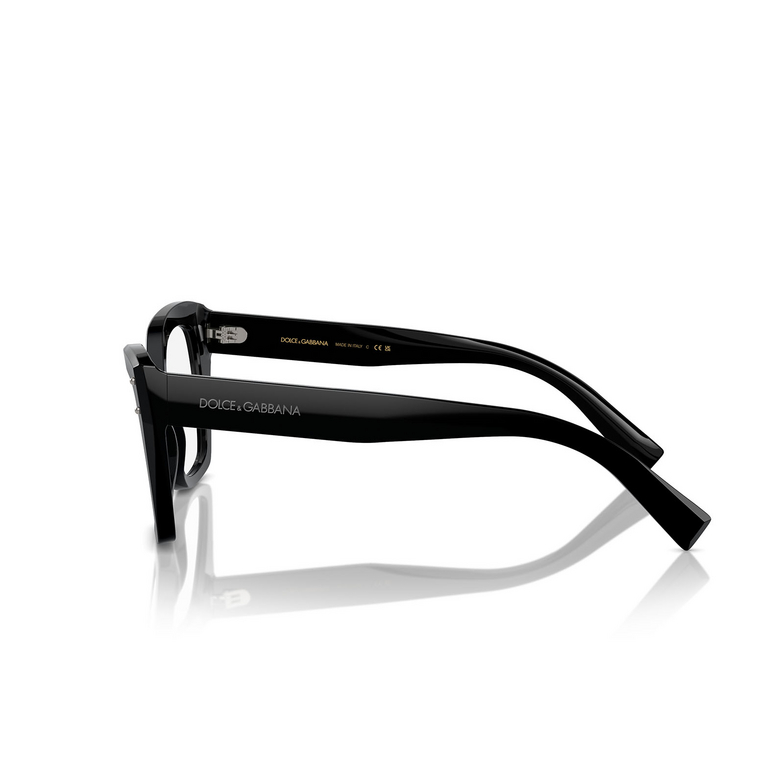 Dolce & Gabbana DG3386 Eyeglasses 501 black - 3/4