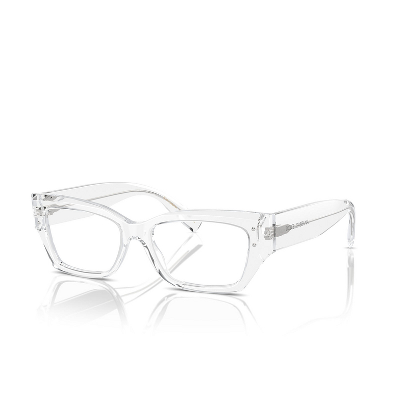 Dolce & Gabbana DG3387 Eyeglasses 3133 transparent crystal - 2/4