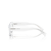 Occhiali da vista Dolce & Gabbana DG3387 3133 transparent crystal - anteprima prodotto 3/4