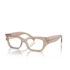 Dolce & Gabbana DG3387 Eyeglasses 3432 transparent camel - product thumbnail 2/4