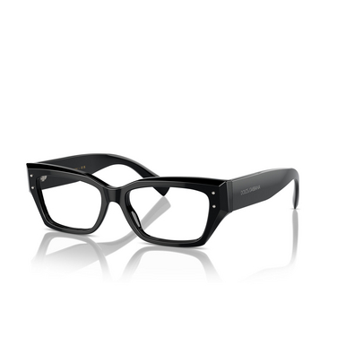 Dolce & Gabbana DG3387 Korrektionsbrillen 501 black - Dreiviertelansicht
