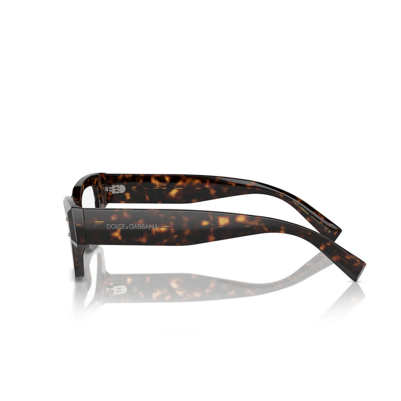 Dolce & Gabbana DG3387 Eyeglasses 502 havana - 3/4