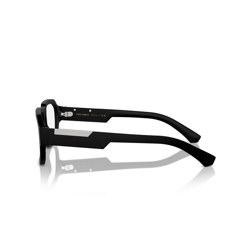 Dolce & Gabbana DG3389 Eyeglasses 2525 matte black - 3/4