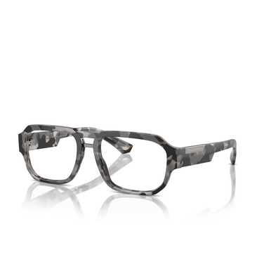Dolce & Gabbana DG3389 Eyeglasses 3435 havana grey - three-quarters view