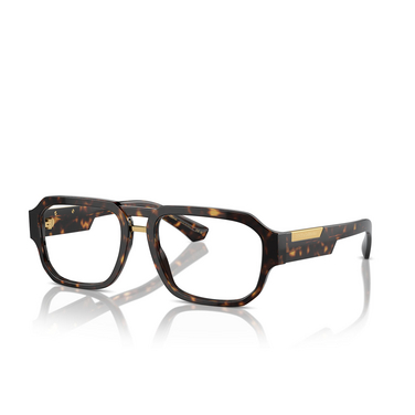 Dolce & Gabbana DG3389 Korrektionsbrillen 502 havana - Dreiviertelansicht