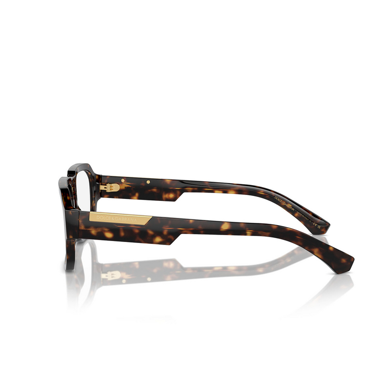 Dolce & Gabbana DG3389 Eyeglasses 502 havana - 3/4