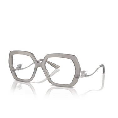 Dolce & Gabbana DG3390B Korrektionsbrillen 3421 opal grey - Dreiviertelansicht