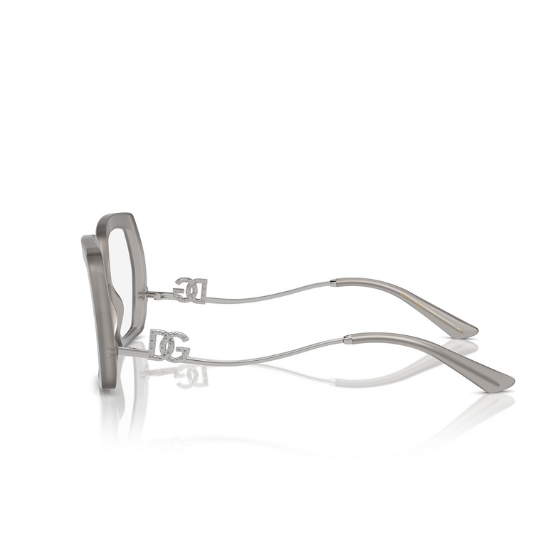 Dolce & Gabbana DG3390B Eyeglasses 3421 opal grey - 3/4