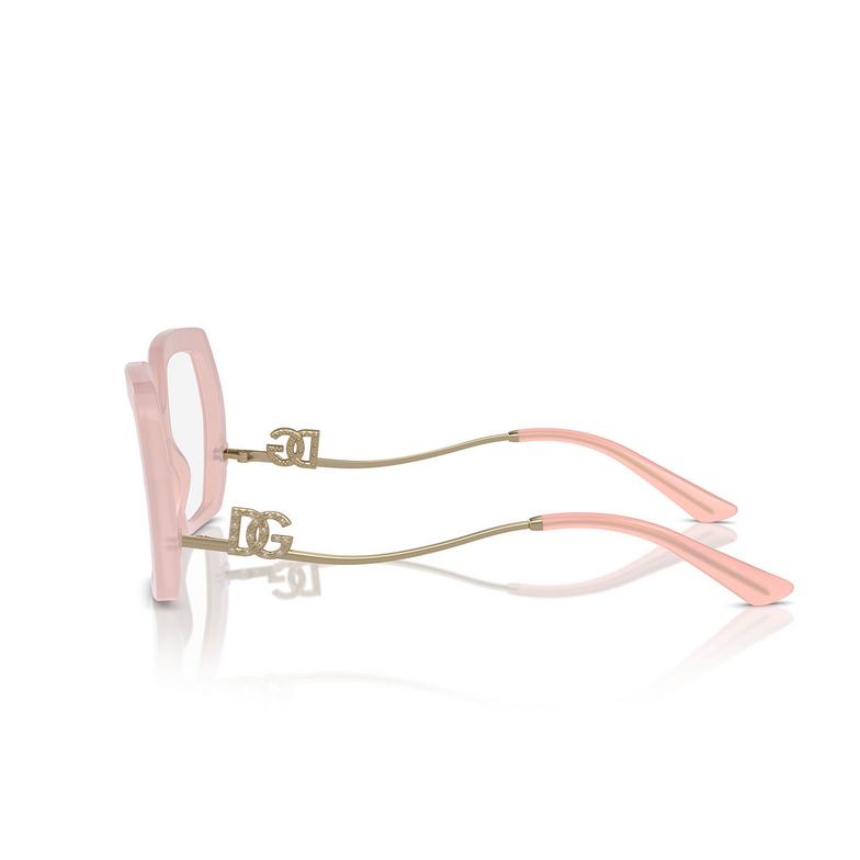 Dolce & Gabbana DG3390B Eyeglasses 3436 opal rose - 3/4