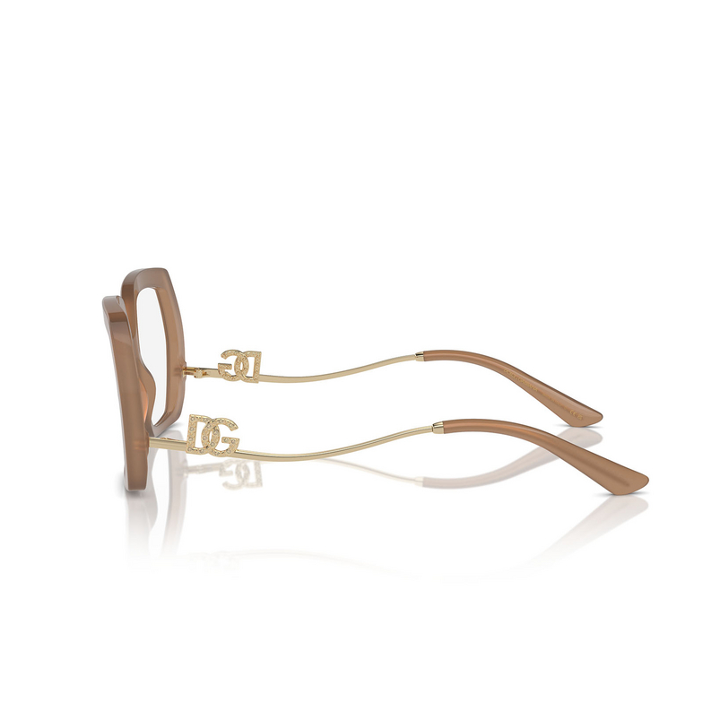 Dolce & Gabbana DG3390B Eyeglasses 3437 opal beige - 3/4