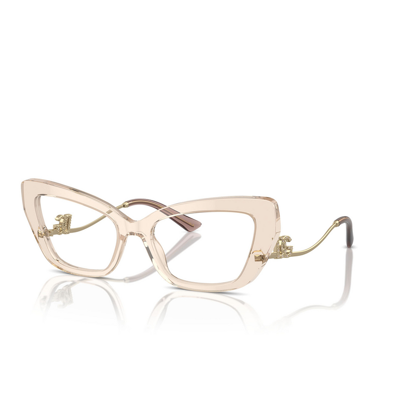 Dolce & Gabbana DG3391B Eyeglasses 3432 transparent camel - 2/4