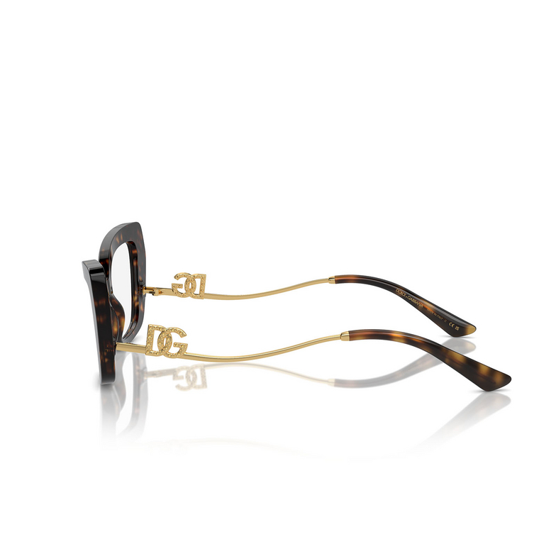 Dolce & Gabbana DG3391B Korrektionsbrillen 502 havana - 3/4