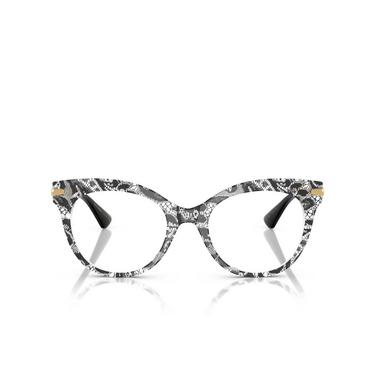 Lunettes de vue Dolce & Gabbana DG3392 3287 black lace - Vue de face