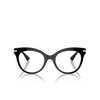 Lunettes de vue Dolce & Gabbana DG3392 3299 black on leo - Vignette du produit 1/4