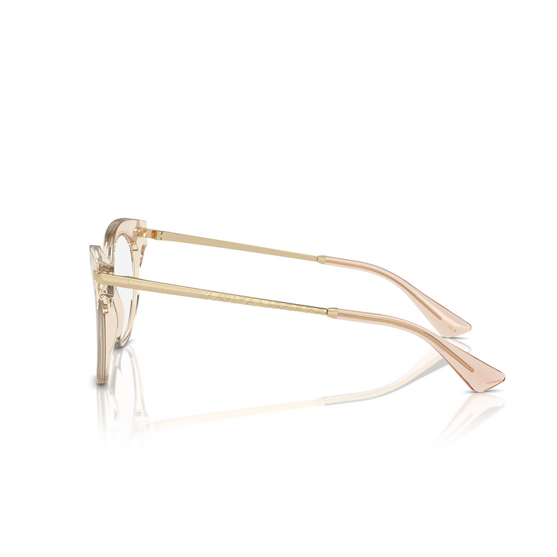 Occhiali da vista Dolce & Gabbana DG3392 3432 transparent camel - 3/4