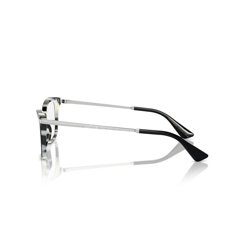 Lunettes de vue Dolce & Gabbana DG3393 3372 black on zebra - 3/4