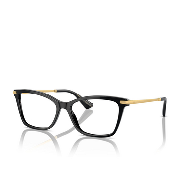 Dolce & Gabbana DG3393 Eyeglasses 501 black - three-quarters view