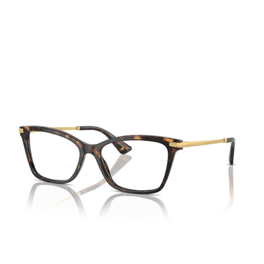 Dolce & Gabbana DG3393 Korrektionsbrillen 502 havana - Dreiviertelansicht