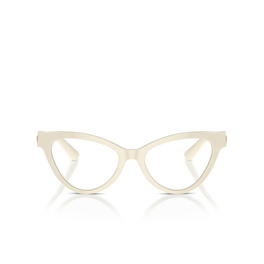Dolce & Gabbana DG3394 Korrektionsbrillen 3312 cream - Vorderansicht
