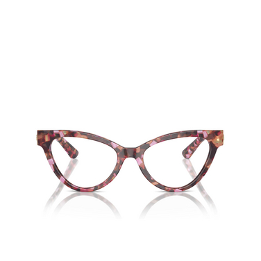 Lunettes de vue Dolce & Gabbana DG3394 3440 havana pink pearl - Vue de face