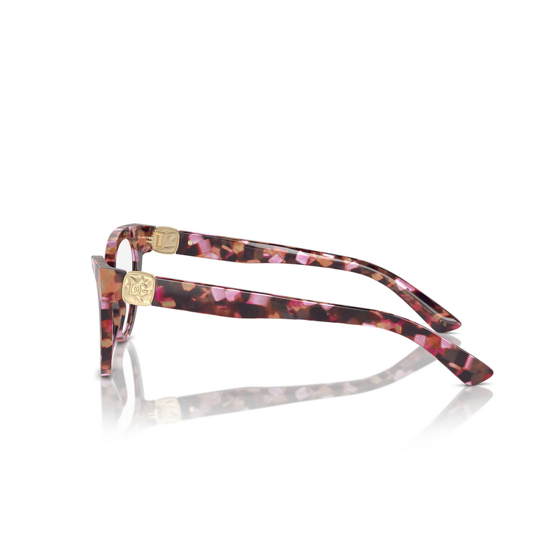 Dolce & Gabbana DG3394 Korrektionsbrillen 3440 havana pink pearl - 3/4