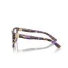 Occhiali da vista Dolce & Gabbana DG3395 3439 havana blue pearl - anteprima prodotto 3/4