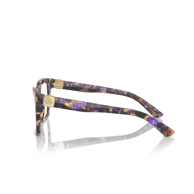 Lunettes de vue Dolce & Gabbana DG3395 3439 havana blue pearl - 3/4