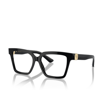 Dolce & Gabbana DG3395 Eyeglasses 501 black - three-quarters view