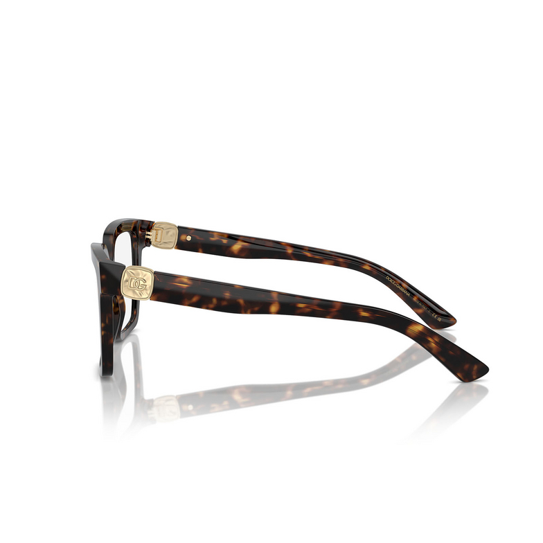 Gafas graduadas Dolce & Gabbana DG3395 502 havana - 3/4