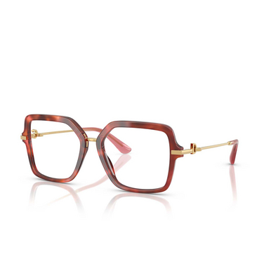 Occhiali da vista Dolce & Gabbana DG3396 3444 havana brown - tre quarti