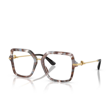 Lunettes de vue Dolce & Gabbana DG3396 3445 havana grey - Vue trois quarts