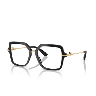 Dolce & Gabbana DG3396 Korrektionsbrillen 501 black - Dreiviertelansicht
