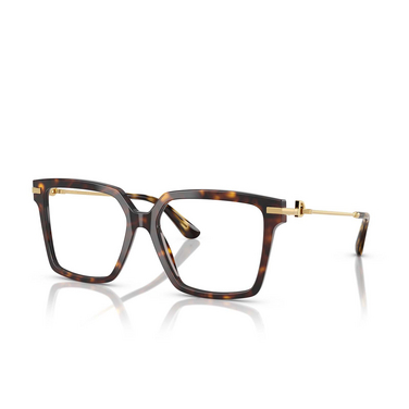 Dolce & Gabbana DG3397 Eyeglasses 502 havana - three-quarters view